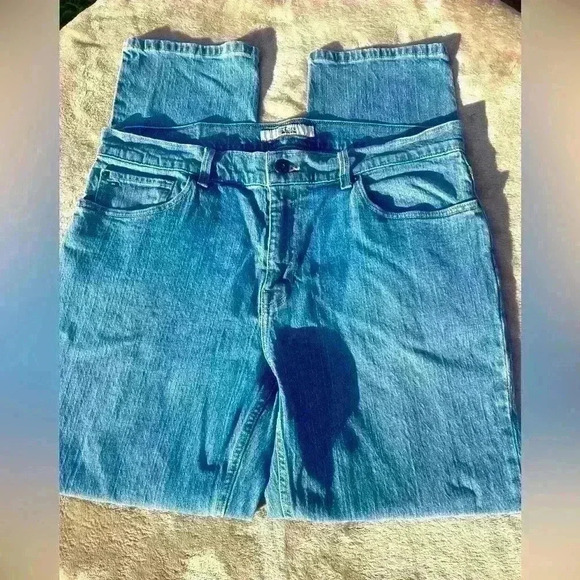 Tommy Hilfiger Straight Leg Denim Jeans Size 36/30 Slim - Picture 1 of 5